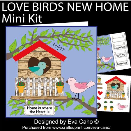 Love Birds New Home Mini Kit