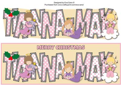 Christmas Angels Tianna-may Large Dl