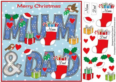 8x8 Christmas Mum & Dad