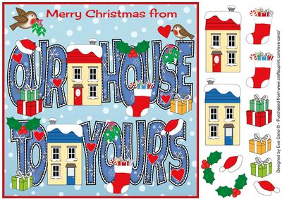 8x8 Christmas from Our House to Yours