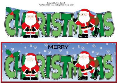 Santas Christmas Large Dl