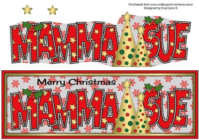 Buttons Christmas Trees Mamma Sue Large Dl