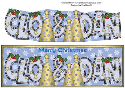 Buttons Christmas Trees Clo & Dan Large Dl