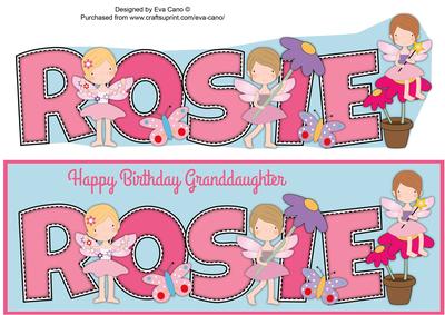 Little Fairies Rosie (granddaughter) Large Dl