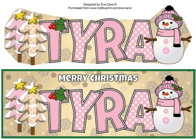 Cute Snowman Tyra Large Dl
