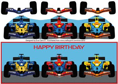 Formula 1 Cars Large Dl