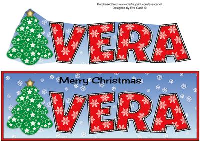 Christmas Tree Vera Large Dl