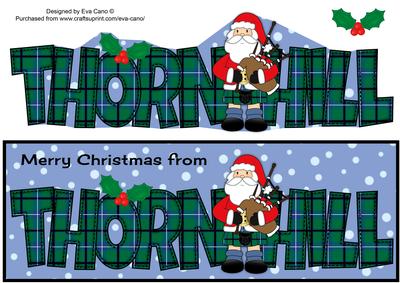 Merry Christmas from Thornhill Large Dl