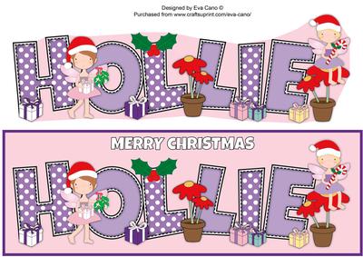 Christmas Fairies Hollie Large Dl