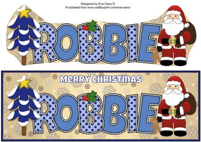 Santa Robbie Large Dl