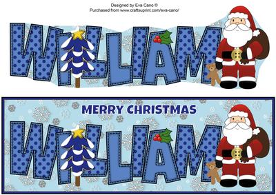 Santa William Large Dl