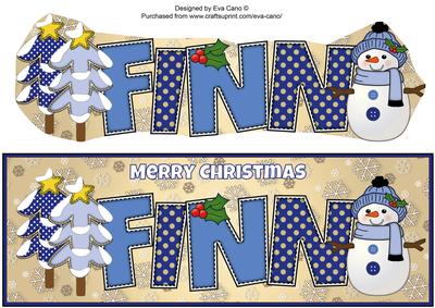 Cute Snowman Finn Large Dl