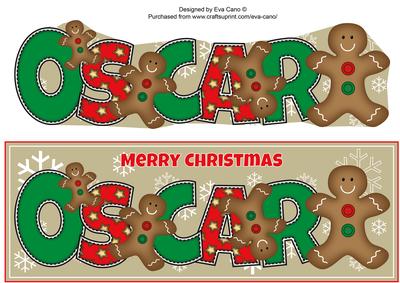 Gingerbread Men Oscar Large Dl