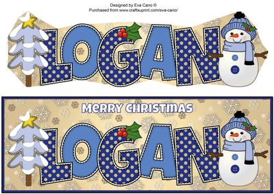 Cute Snowman Logan Large Dl 2