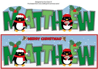 Christmas Penguins Matthew Large Dl