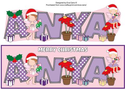 Christmas Fairies Anya Large Dl