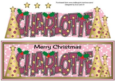 Buttons Christmas Trees Charlotte Large Dl