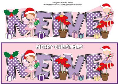 Christmas Fairies Neive Large Dl