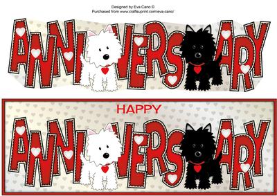 Jazz Dogs Anniversary in Red Large Dl