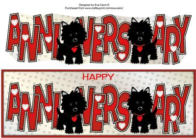 Jazz Dogs Anniversary in Red Large Dl 2