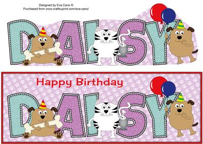 Cat & Dogs Daisy Large Dl