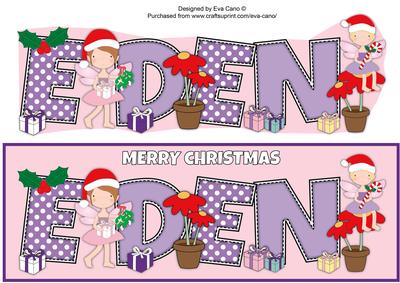Christmas Fairies Eden Large Dl
