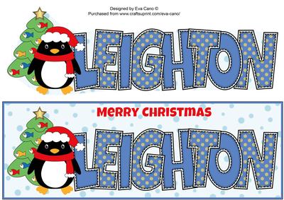 Eddie the Penguin Leighton Large Dl