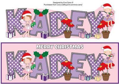Christmas Fairies Kadey Large Dl