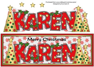 Buttons Christmas Trees Karen Large Dl