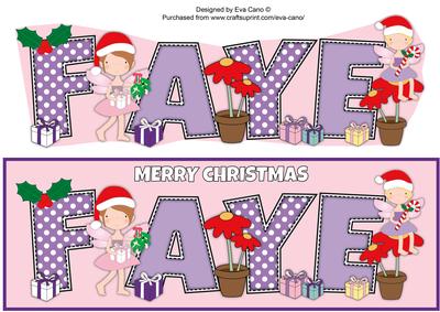 Christmas Fairies Faye Large Dl