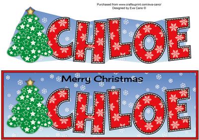 Christmas Tree Chloe Large Dl