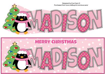 Eddie the Penguin Madison Large Dl