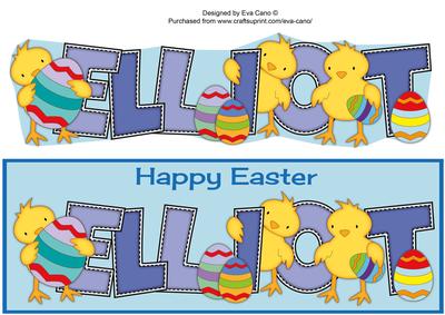 Easter Chicks Elliot Large Dl