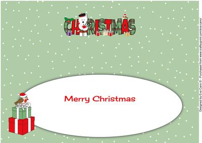 Bagpiper White Jazz the Dog Christmas Large Dl 3 Insert