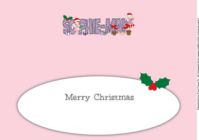 Christmas Fairies Sophie-may Large Dl Insert