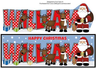 Santa and His Reindeers William Large Dl