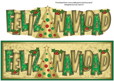 Buttons Christmas Trees Ii Feliz Navidad Large Dl