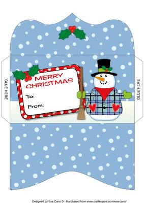 Snowman Money Wallet