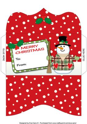Snowman Money Wallet 2