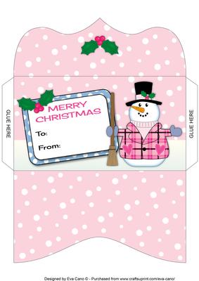 Snowman Money Wallet 5