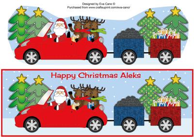 Santa's Car & Trailers (aleks) Large Dl