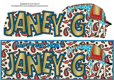 Indian Giraffe Janey g Large Dl