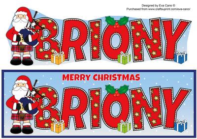 Scottish Santa Briony Large Dl