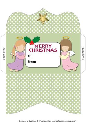 Christmas Angels Money Wallet 2