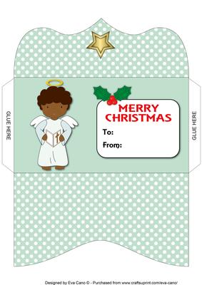 Christmas Angel with Bible Money Wallet 3