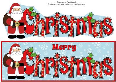 Santa in Coat Christmas Large Dl 3