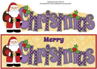 Santa in Coat Christmas Large Dl 4