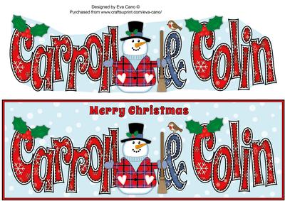 Snowman Carroll & Colin Large Dl