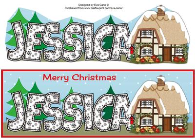 Christmas Cottage Jessica Large Dl