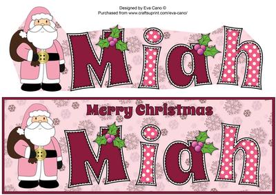 Santa in Coat Miah Large Dl